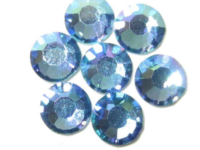 72 pcs. 20ss AQUA BOHEMICA IRIS MIST (maxima) FLATBACK PRECIOSA Rhinestones